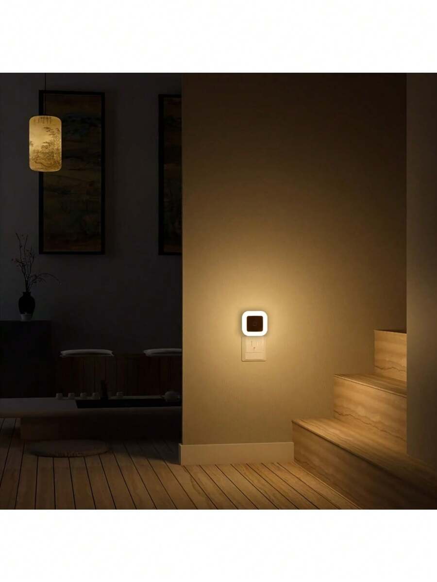 【智能夜灯】自动开关智能夜灯 - 插电式夜灯，从黄昏到黎明自动亮起，适用于卧室、浴室、走廊、厨房