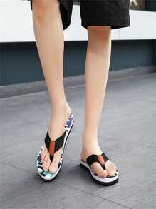 Men's Summer New Outdoor Beach Casual Fashionable EVA Slip-On Lightweight Flip-Flops