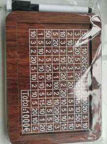 1 pezzo 1000 Euro Salvadanaio in legno numerato, tono marrone chiaro, portamonete da scrivania decorativo, elemento essenziale per il ritorno a scuola, cassaforte in legno per risparmiare, con simbolo dell'euro e contatore, Nuovo salvadanaio in legno per risparmiare i contanti 2025, Salvadanaio con contatore per monete, Cassaforte in legno con contatore, Miglior regalo, colore e stile casuali