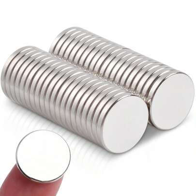 100 st. mini starka magneter 8 * 1 mm små starka magneter för whiteboard, extra starka mini runda magneter för gör-det-själv-kylskåp