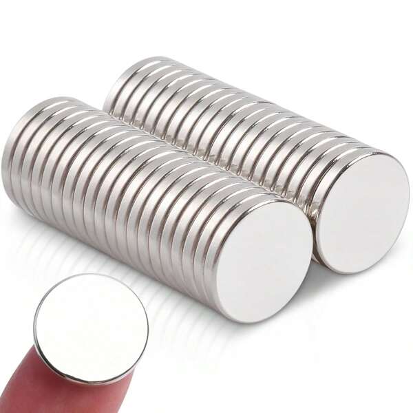 100 Pcs Mini Strong Magnets 8 * 1 Mm Small Strong Magnets For Whiteboard, Extra Strong Mini Round Magnets For DIY Refrigerator