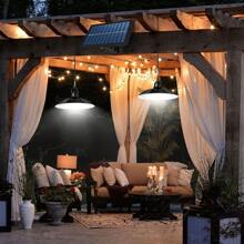 1pc Portable Solar Lights,Remote Control Solar Wall Lights,Double Head Solar Shed Lights Indoor And Outdoor Lights Powered By Solar Energy,LED Solar Lights,Long Lasting Solar Security Wall Light,Suitable For Solar Camping Lights,Yard Lights,Pathway Light,Garden Decor
