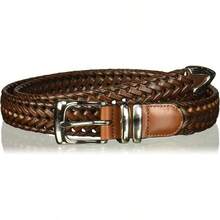 Cinturón trenzado portafolio Cinturón para Hombre - Marrón - Ver 7