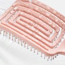 5 Stück/3 Stück/2 Stück/1 Stück Damen Kamm mit Cut Out Kristall, flauschiger hoher Kamm, mit glänzender Dekoration, transparente Haarbürste, Nylonborsten, ABS-Kunststoffgriff, kreisförmiges Hohldesign, Körperpflegeprodukt, Haarstylingmassagegerät für langes Haar, geeignet für feuchtes und trockenes Haar, normaler Haartyp