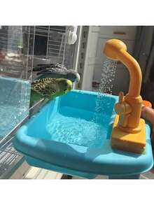 Easy To Clean Parrot Bath Self-Cleaning Shower, Suitable For Small Birds, Made Of Durable PC Material. - Multicolor - View 5