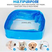 6pcs Diaper Pail Bags Pe - Liners For Diaper Disposal Fit For Pails Easy Drawstring Closure Trash Liners For Hassle Management
