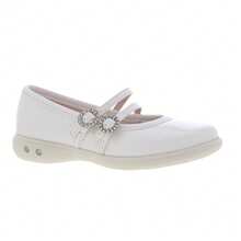 Chabelo Valerina de recubierto blanco con doble tira y hebilla - Blanco - Ver 4