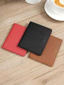 Porta Tarjetas Multicolor con Botón de Presión, Múltiples Ranuras para Tarjetas Bancarias, Identificación, Licencia & Tarjetas de Visita, Ultra Delgado & Resistente a Arañazos, Ideal para el Transporte. - Multicolor - Ver 2
