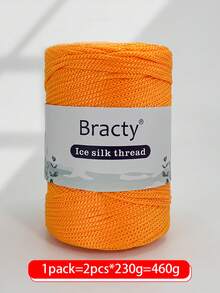 2 Pcs High-Quality Chunky Hollow Yarn - Soft, Durable And Breathable, Suitable For DIY Crochet, Knitting And Sewing Projects - Multifunction Craft Yarn In Various Colors, Total Weight 16.23oz (460g) - Multicolor - View 9