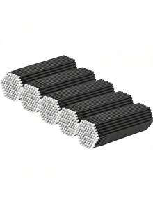 500 PCS Disposable Micro Brush Applicators Microfiber Wands For Eyelashes Extensions And Makeup Application (Head Diameter: 2.0mm), Eyebrow Brush, Eyeshadow Brush, Brush - Black - View 11