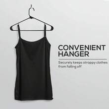 NetHong 30pcs Plastic Clothes Hangers Non-Slip Sturdy Heavy Duty Hanger Set - Black - View 5