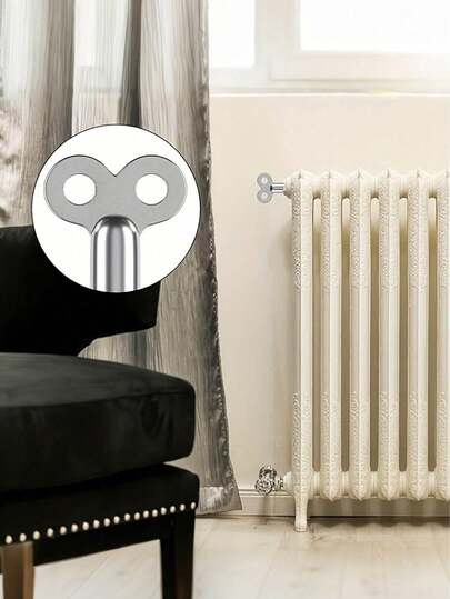 5pcs Durable Zinc Alloy Radiator Bleed Keys | Fit For Heating Vent Valves | High-Quality | Ideal For Plumbing Maintenance, Universal Fit, Vent Key Back To School.