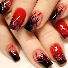 Glittery Red