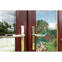 Tulia Adhesivo de Vinilo Decorativo Opaco Translúcido para Ventanas de Vidrio, Adecuado para Mamparas de Ducha y Pegatinas de Película para Baño, 45cm x 2m - Capilla de primavera/Tulia - Ver 9