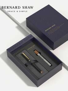 1 Packung, Business Unterschriftspen, Kugelschreiber, Kugelschreiber Nachfüllset, hochwertiger Business Signaturstift, Business Füllfederhalter, Abschlussgeschenk, Weihnachtsgeschenk, Lehrertag Geschenk, Geburtstagsgeschenk, Werbegeschenk, Kugelschreiber mit geschmeidiger Schrift, Kugelschreiber Nachfüllset der Stern Serie, kommt mit Geschenktüte