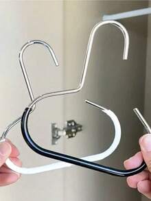 4pcs/3pcs/2pcs/1pc Upgraded Thick & Sturdy Wardrobe Hat Organizer Holder, Dorm Closet Mounted Hat Rack, Multi-Functional Hat Display Stand, Black/White Universal Auxiliary Hook, Suitable For Baseball Caps, Simple & Fashion Towel Rack, Wall Decor For Bedroom, Clothes Hanger, Hook, Organization And Storage, Key Rack, Key Hook, Adhesive Hook, Door Mounted Clothes Rack, Bedroom Room Decor, Kitchen Accessories