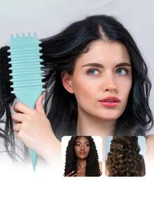 2025 新款卷发梳-卷发梳 定型卷发梳，适用于卷发，卷发梳，湿发，塑造和定型女士卷发
