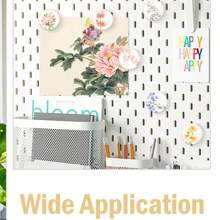 1/16pcs Chinese Art Flower Fridge Magnets, Decorative Magnetic Board Stickers For Refrigerator, Cabinets, Whiteboards, Offices, Schools, Festival Gifts