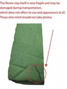 1/2/3PCS Zielona pianka kwiatowa, prostokątne cegły piankowe florystyczne, suszone bloki piankowe kwiatowe, błoto piankowe kwiatowe, materiały dekoracyjne do aranżacji kwiatowych na wesele i przyjęcie świąteczne