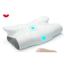 OKWISH Orthopedic Pillow Neck Support Pillow Side Sleeper Pillow 61x38cm Memory Foam Pillow - 灰色 - 查看 10