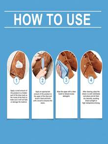 jakehoe 1 Set Suede & Nubuck Cleaner Kit (100ML Cleaner + Brush + Cloth), For Knit Boots, Leather And Canvas Cleaning - Blue - View 5