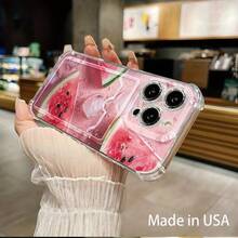 Funda para móvil con ranura para tarjetas. Compatible con phone 16, 15, 14, 13, 12 y 11. Permite guardar tarjetas y fotos. Diseño elegante y sencillo, transparente, esquinas reforzadas, anticaídas, con orificios para tarjetas. - Colores mixtos 1 - Ver 3