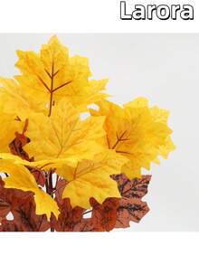 1 件 Larora 人造秋季枫叶装饰，塑料假秋季植物，适合圣诞节、感恩节、万圣节装饰