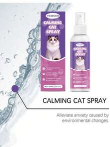 Cat Care Calming Spray - Gentle Grooming Spray To Relieve Stress, Prevent Scratching And Inappropriate Urination Behaviors - Multicolor - View 9