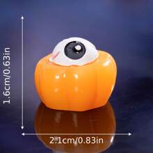 9pcs Halloween Pumpkin, Ghost & Goblin Miniature Decorative Items For Desktop Ornament