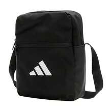 Adidas 男士與女士通用 ESS ORGANIZER 斜跨肩背包 日用戶外收納包 運動休閒包 JM7152 - 黑色 - 查看 2
