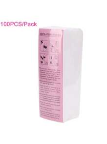 400/100/50 Peças de Papel Descartável para Remoção de Pelos, Tecido Não Tecido, Papel de Cera de Abelha Reforçado, Ferramenta Auxiliar para Espalhar o Creme para Remoção de Pelos de Salão de Beleza, Ferramenta de Remoção de Pelos de 2,55 Polegadas x 8 Polegadas, Unissex