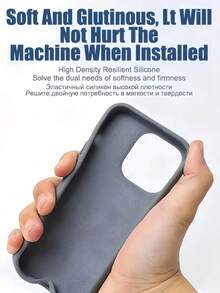 1pc Luxury Liquid Silicone Shockproof Case Compatible With IPhone 16, 14, 13, 12, 11, 15 Pro Max, Compatible With IPhone 12, 13, Mini, 14, 15, 16 Plus, Fashion Velvet Protection Phone Cases