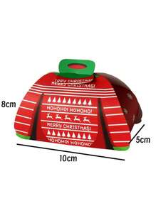 6 pezzi Scatole regalo decorative natalizie fai-da-te