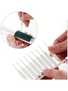 1 Pack/10 Mini Brushes For Cleaning Pores And Phone Holes, Anti Clogging Shower Head Hole Cleaning Brush, Nozzle Brush, Gap Brush, Multi-Functional Mini Cleaning Brush, Dust Removal Brush, Blind Spot Brush, Cleaning Supplies, Cleaning Tools, Garden Tools