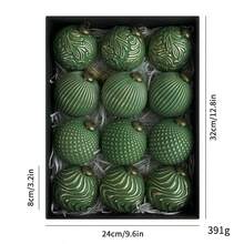 12 Stücke 8cm Mehrfarbiges Set Antike Weihnachtskugeln Weihnachtsbaumschmuck Weihnachtskugel Set, geeignet für Feiertags-Dekoration, hochwertige Ornamente Heim-Dekoration Weihnachtsdekorationen Raumdekoration Weihnachtsdekorationen Zuhause Weihnachtsgeschenke Weihnachtsdekoration - Verschiedenfarbig - Übersicht 11