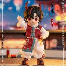 Figura de acción de muñeca NAGI de 4ta generación de la serie Errante Libre y Fácil - Caja ciega con 12 puntos de articulación, muñeca adorable (entrega aleatoria de caja ciega)
