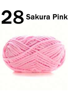 1/2 piezas de hilo de terciopelo suave, 50g/pieza, 60m/pieza, hilo grueso de punto a mano DIY, hilo Popsicle, hilo grueso de poliéster suave, adecuado para manualidades DIY, adecuado para tejer y ganchillo de bufandas, sombreros, zapatos, bolsos, cojines, muñecas, mantas, pantuflas, proyectos de ganchillo artesanal