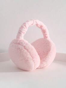 1 cái bịt tai Unisex màu trơn - Bịt tai bằng vải nhung mềm mại, bịt tai có thể gấp lại, bịt tai chống lạnh thoải mái cho mùa đông ngoài trời - B - Xem 10