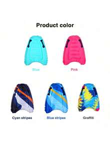 Aufblasbare Surf-Bodyboards mit Griffen, Strand-Schwimmbretter, leicht und tragbar, Wassersport-Bodyboard für Erwachsene, Sommer-Strand-Surfen, Schwimmen, 5 Stile, Strand-Essentials, Strand-Accessoires