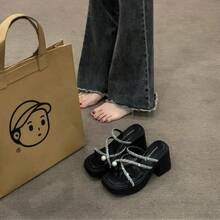 Women Sport Sandals - 千鳥格黑色 - 查看 11