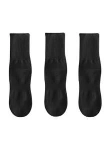 3 Pairs Women's Non-Slip Yoga Socks, Suitable For All Seasons, With Grip Silicone Soles, Ideal For Ballet, Dance, Pilates, Gym - Multicolor - View 12