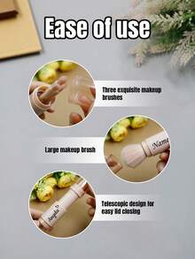 定制名字化妆刷套装,个性化旅行化妆刷套装,定制迷你彩妆产品,旅行彩妆,可定制生日礼物,婚礼配饰,旅行必需品,大学必需品,婚礼礼物,便携,精致,伴娘礼物,圆筒,女士,男士,女朋友,母亲,情侣 - 風格A - 查看 4