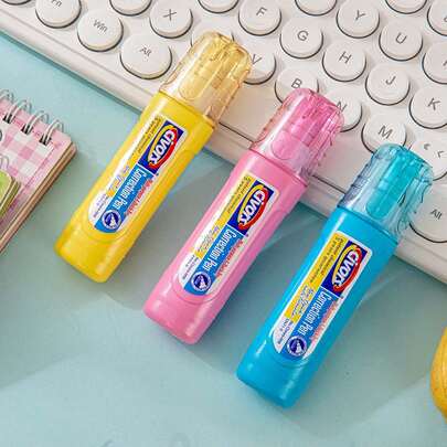 3 piezas de corrector de color tipo caramelo, adecuado para estudiantes