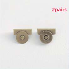 2/4/8/10 件帆布包钱包边缘磁性金属按扣，隐形磁扣，适用于单肩包、衣服、DIY 工艺配件