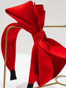 1 chiếc băng đô cài tóc hai lớp màu đỏ trơn có gân dành cho nữ, kiểu dáng thanh lịch, ngọt ngào, thích hợp đi học, mặc hàng ngày, mọi mùa, phù hợp cho mùa tựu trường. Ngoài ra còn có các màu khác như: băng đô cài tóc hai lớp màu đen trơn có gân, băng đô cài tóc hai lớp màu cà phê/hồng trơn có gân, băng đô cài tóc hai lớp họa tiết da báo có gân, phụ kiện tóc cho nữ. - Đỏ - Xem 3