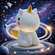 "Orbit Einhorn Silikon Nachtlicht" Aurora Farbverlauf schlafberuhigende Lampe - traumhaftes Geschenk für Prinzessinnen Zimmer, Prinzen Nachttisch Projektions Atmungs Licht, Weihnachtsdekoration, Party Geschenke, Geburtstags Dekorationen, Party Dekorationen, Halloween, Wohnzimmer Dekoration, Lampen für Schlafzimmer, Zimmer Beleuchtung