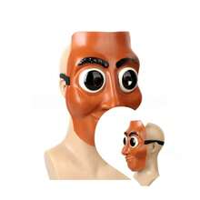 万圣节面具派对化妆舞会恐怖木人面具人工智能大脑腐烂生物面具