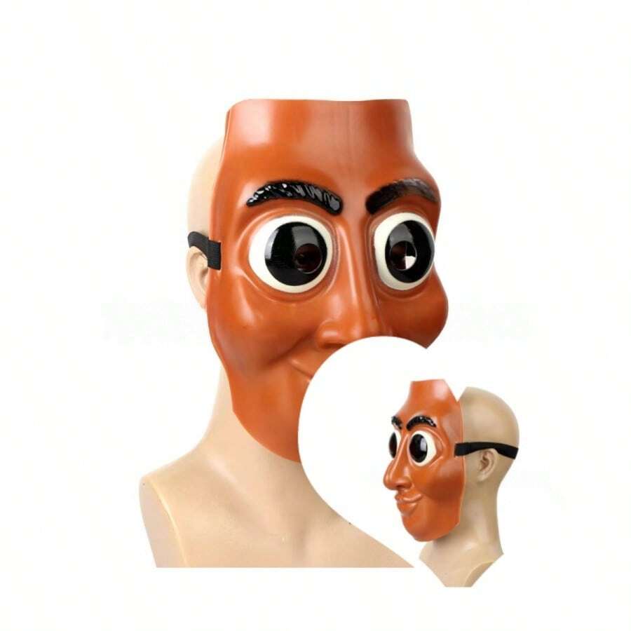 万圣节面具派对化妆舞会恐怖木人面具人工智能大脑腐烂生物面具