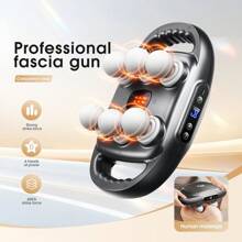 6 Head Massage Gun Deep Tissue With 9 Levels & 9 Modes, Professional Handheld Massage Gun, Electric Massager Tool For Legs, Arms, Waist, Back, Buttocks - Full Body Muscle Pain Relief, Ideal Gifts For Women, Men, Mom, And Dad