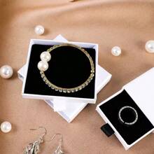 1pc Personalized Customized Women's Jewelry Drawer Type Storage Box Mini Portable Earring Packaging Box Company Name And Logo Personalized Customized Gift Box, Jewelry Display Stand, Suitable For Giving To Friends, Customers, Family, And Colleagues